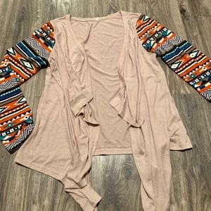 NWOT Aztec print cardigan